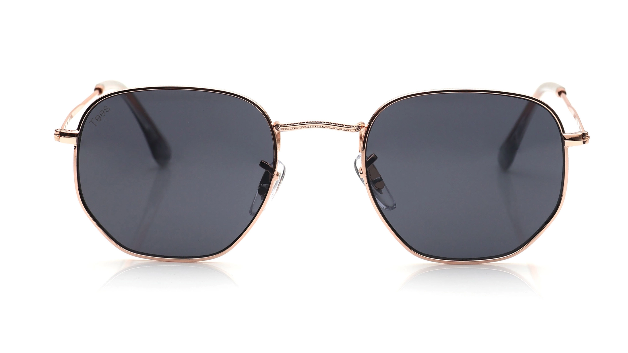 Black Geometric Sunglasses for Men and Women