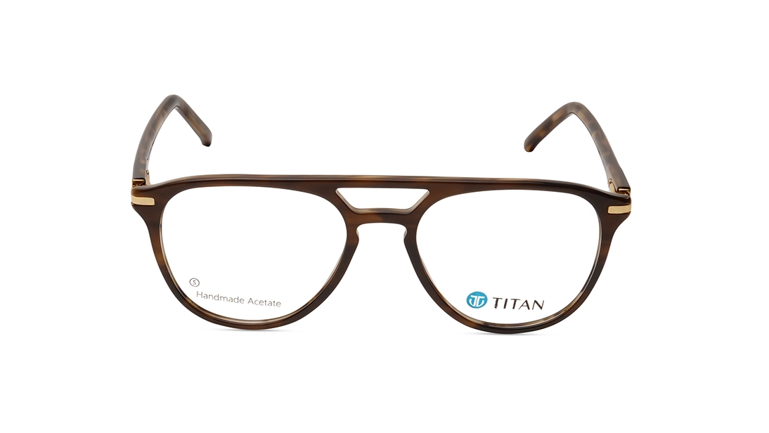 Brown Aviator Eyeglasses for Men and Women