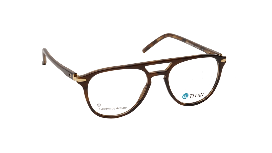 Brown Aviator Eyeglasses for Men and Women